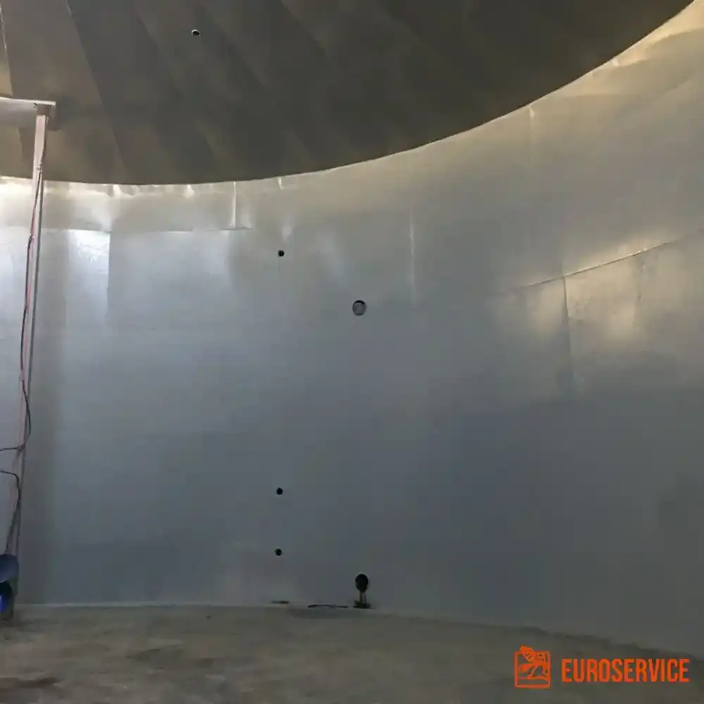 Impermeabilizzazione di vasche Biogas – fase di cantiere 4