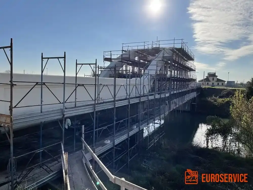 Riqualificazione funzionale del ponte sul Bacchiglione – fase di cantiere 3