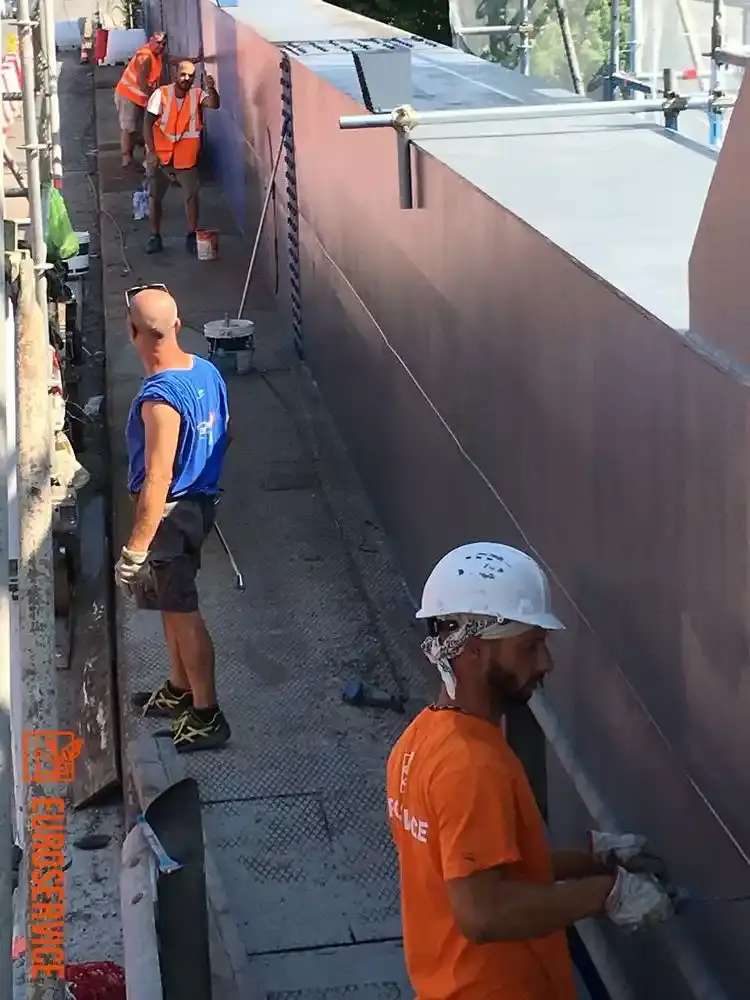Manutenzione di un ponte stradale