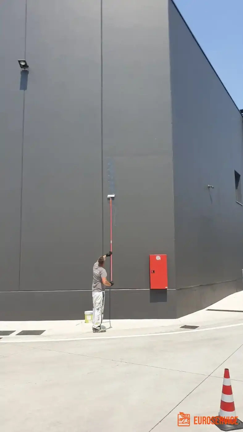 Tinteggiatura fotocatalitica Ipertosano di Pederobba – fase di cantiere 4