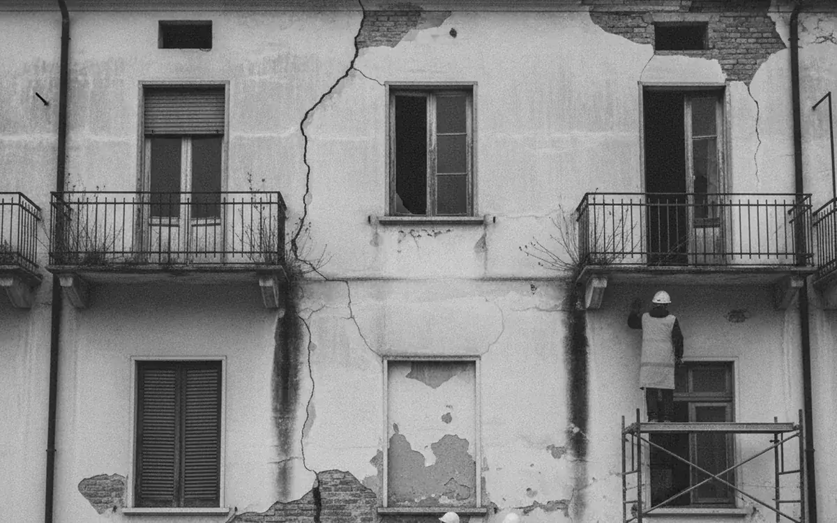 Edificio prima dell'intervento