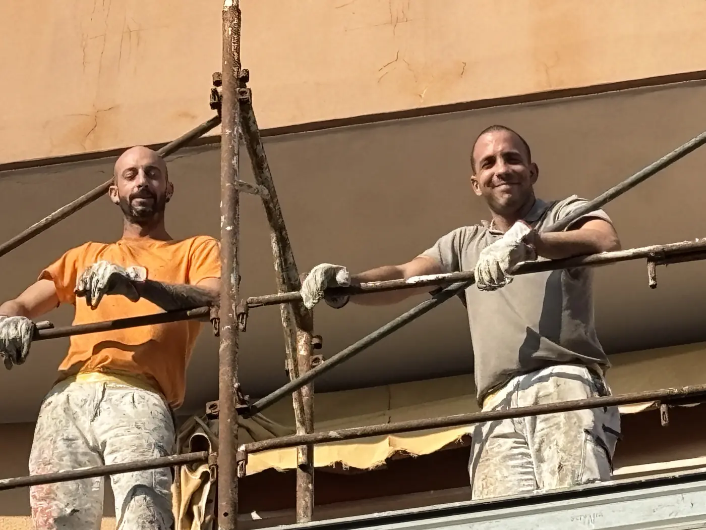 Squadra Euroservice in cantiere